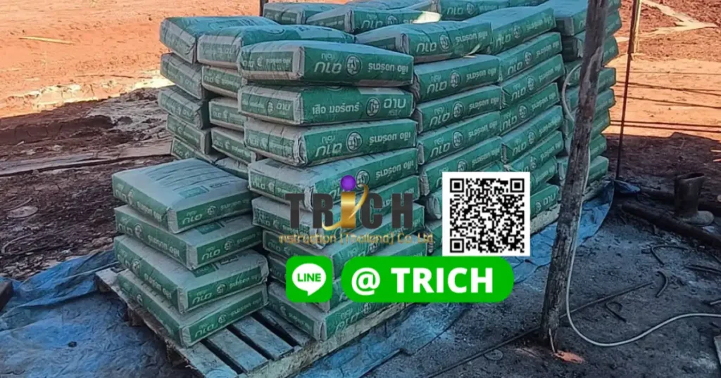 การจัดส่งปูนซีเมนต์บางพลี1