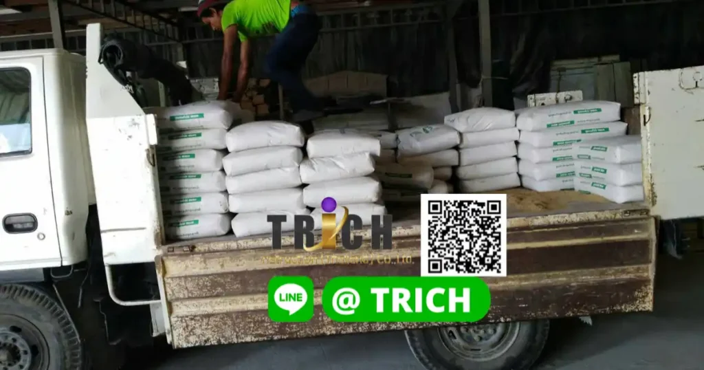 การจัดส่งปูนซีเมนต์อยุธยา1