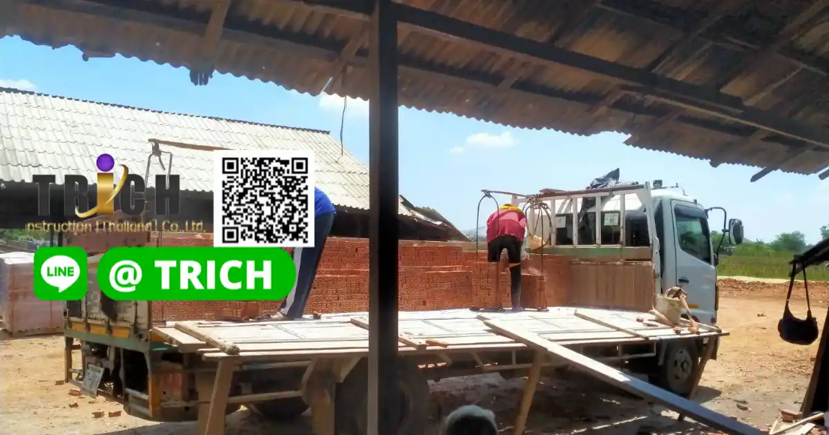 อิฐมอญอิญแดงส่งนครนายก